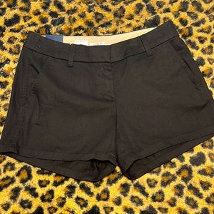• J. Crew Black 3 1/2” Shorts New With Tags